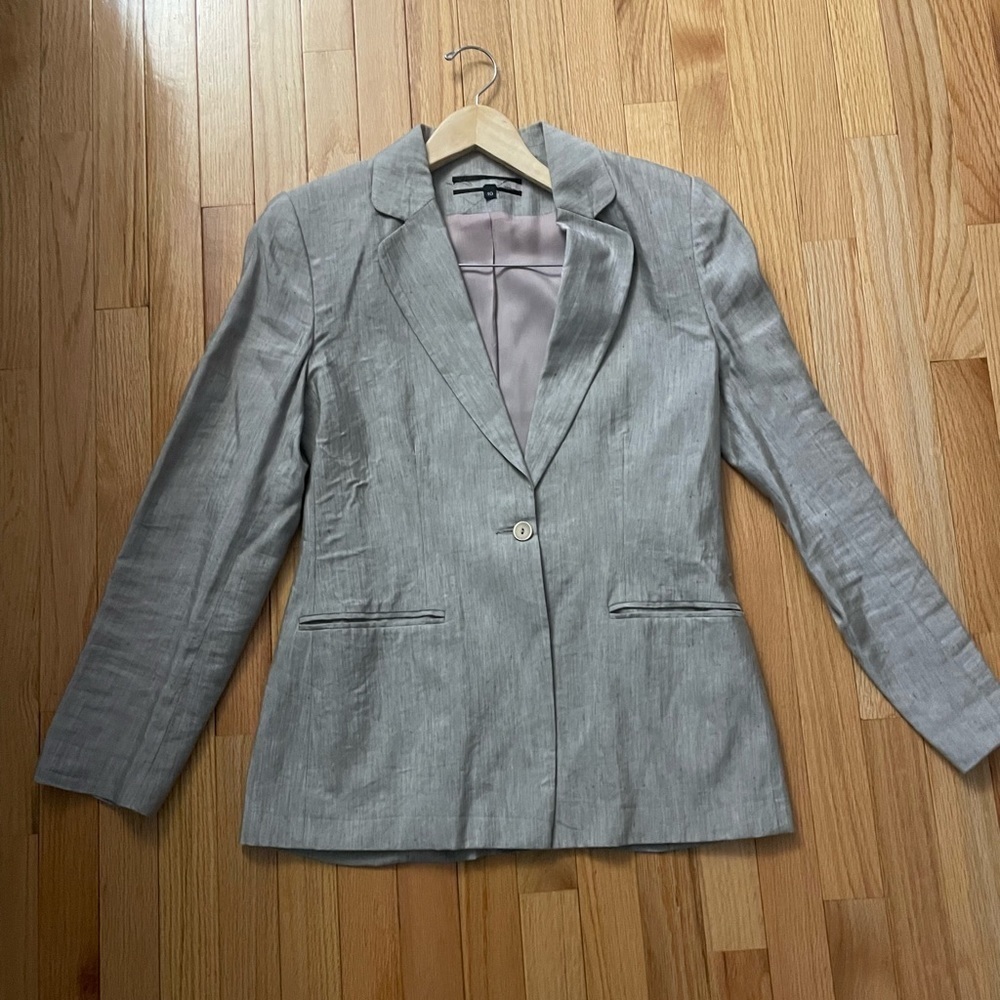 Grey Women’s Pants Suit Jacket Size 10